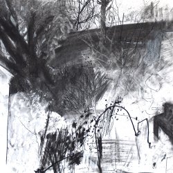 Leaning Arch, charcoal SOLD