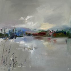 Twilight, oil on canvas, 40x40cm