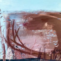 Fallen Tree, oil on canvas, 40x50cm